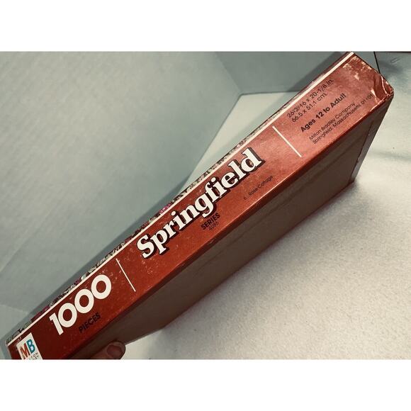 1979 Milton Bradley Puzzle Springfield Series Rose Cottage Jigsaw #6 4086 - Picture 3 of 8